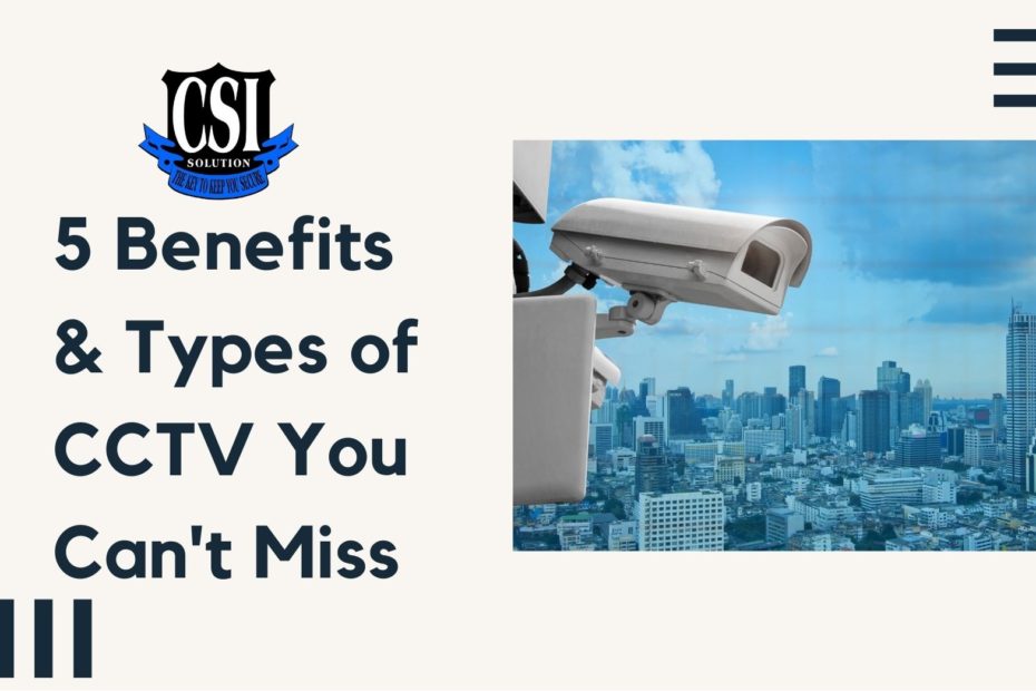 Benefits of CCTV